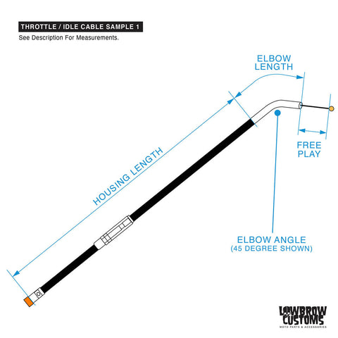 How the measure a motorcycle throttle cable diagram