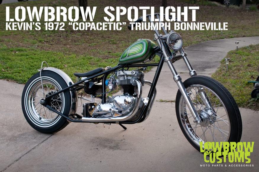 Kevin’s 1972 Copacetic Triumph Bonneville.