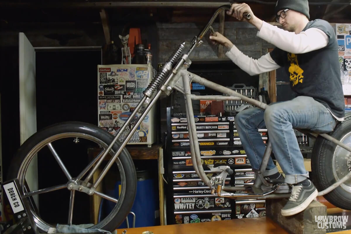 VIDEO-Geared Science - Ian Olsen's Harley-Davidson Shovelhead Build Part 2 - The Mock Up & Idea Stage-4