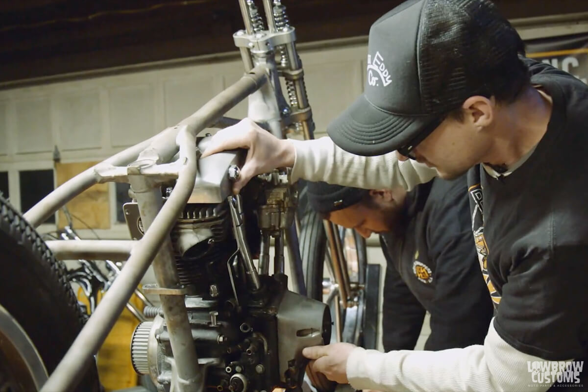VIDEO-Geared Science - Ian Olsen's Harley-Davidson Shovelhead Build Part 2 - The Mock Up & Idea Stage-8