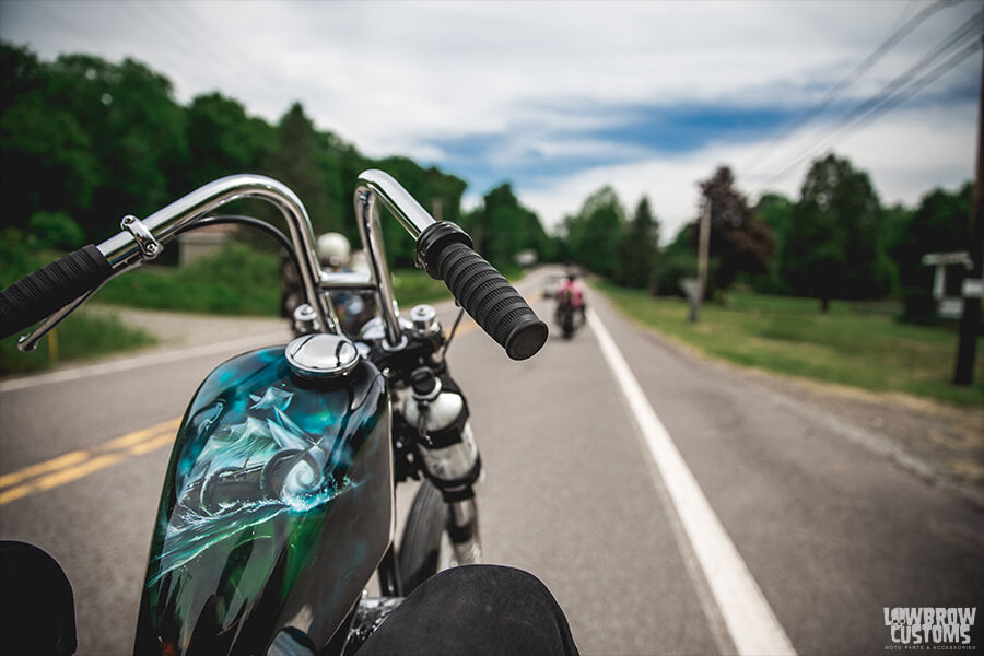 Harley-Davidson Sportster with Rabbit Ear Motorcycle Handlebars