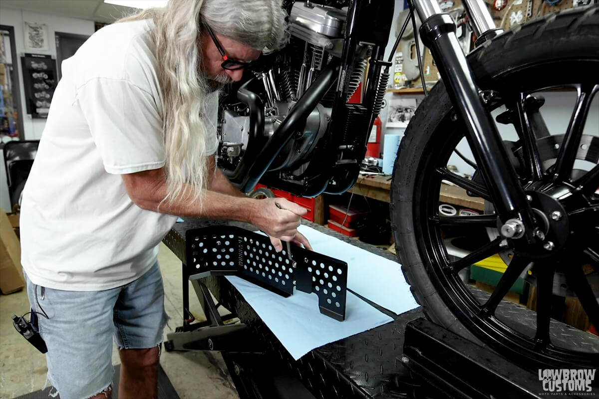 Video-How To Install Lowbrow Customs Skid Plate For 1991-2003 Harley-Davidson Sportsters-11