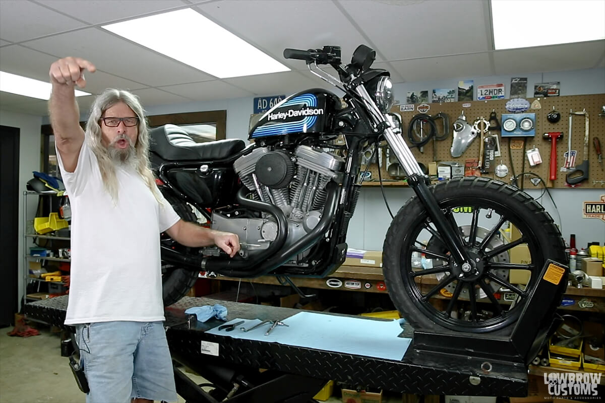Video-How To Install Lowbrow Customs Skid Plate For 1991-2003 Harley-Davidson Sportsters-20