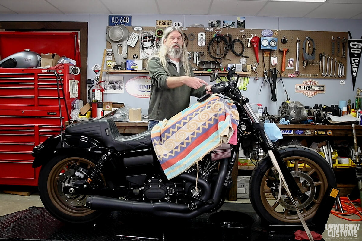 Take Off the Old Handlebar - Cover that nice gas tank