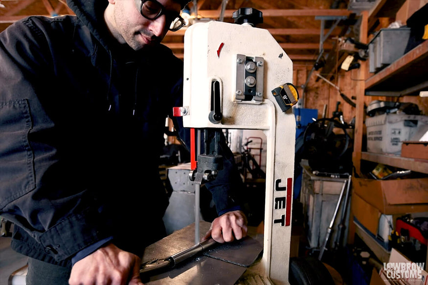 Adding the Wiring Tube Into the Tank - Power tools