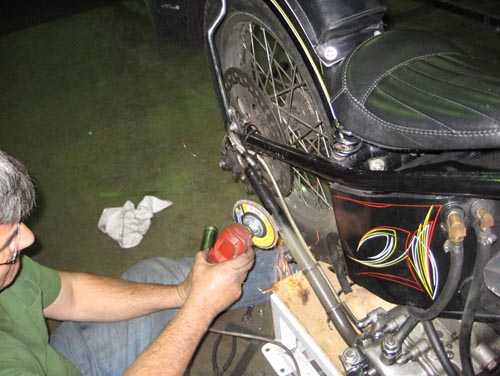 how to build motorcycle exhaust - Welding the Components