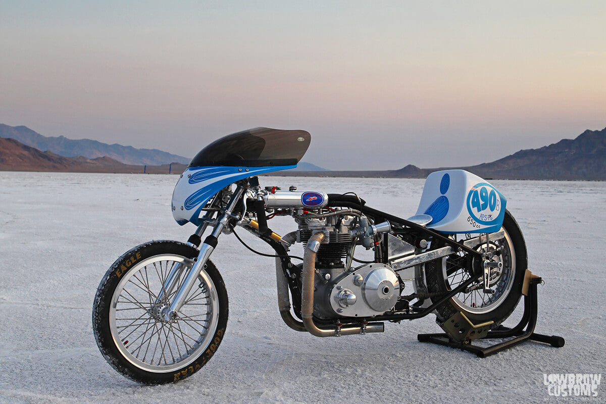 Salt Bound and Down 2018 - Kyle Malinky's 1968 Triumph Land Speed Racer Resurrected - Lowbrow Customs-12