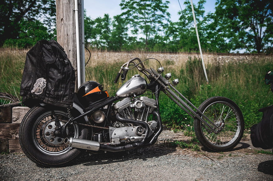 Sportster chopper with Coker Tires