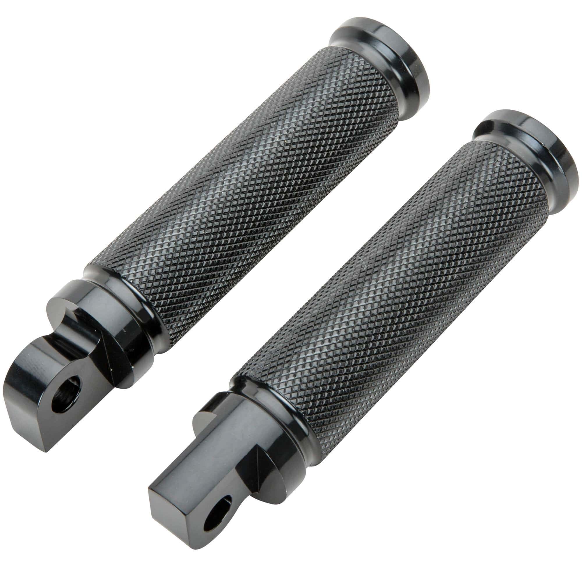 Parts And Accessories Extra Long Knurled Black Anodized Foot Pegs For