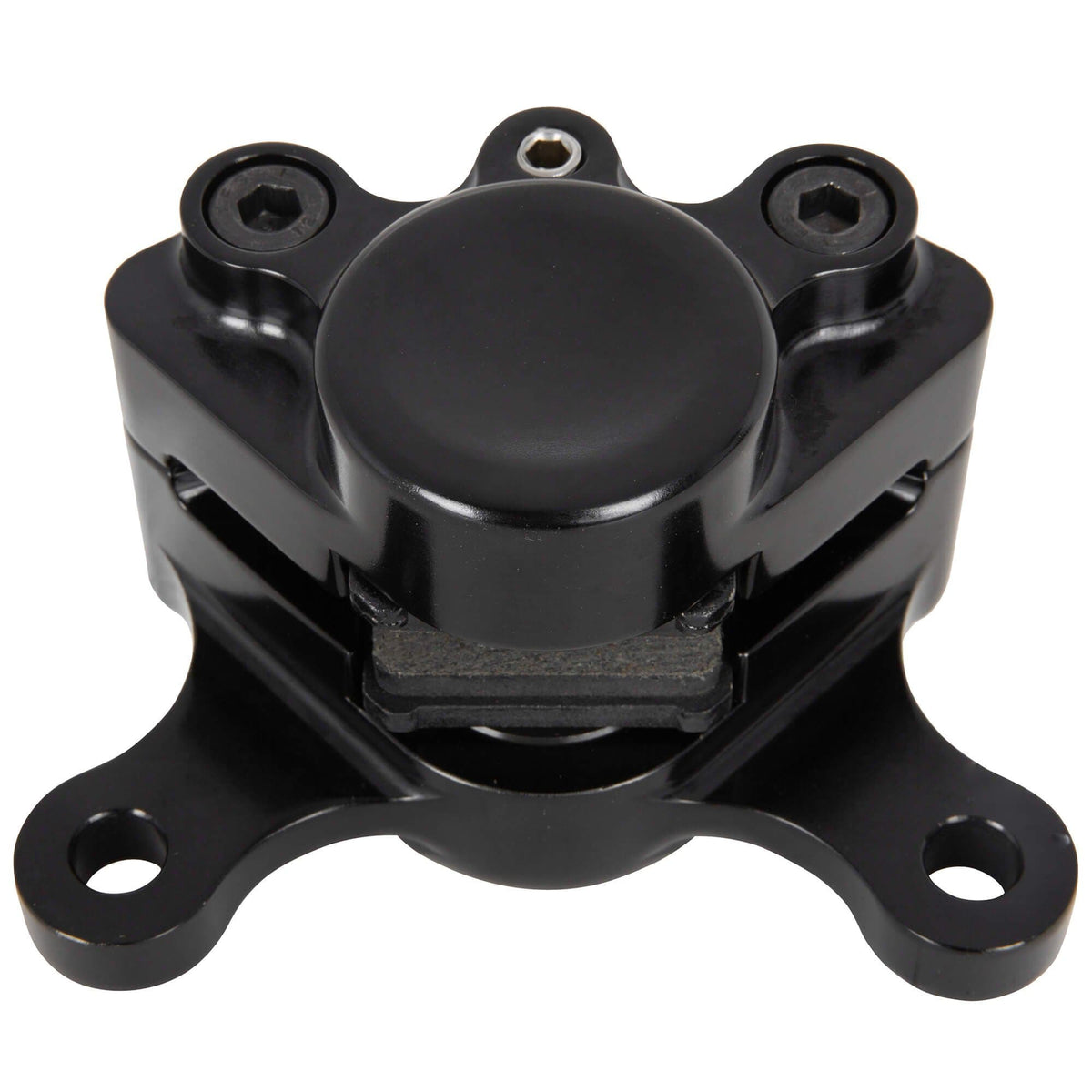 Mid-Usa Dual Piston Brake Caliper - Black Anodized – Lowbrow Customs