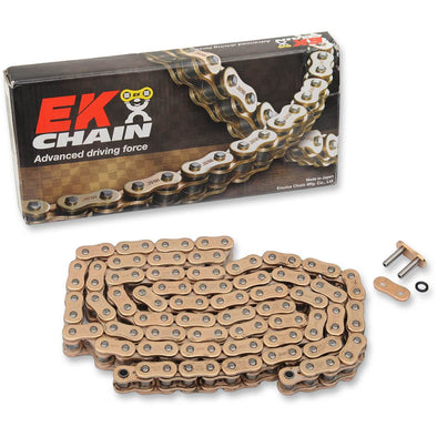 EK Chains 530 ZVX3 Replacement Rivet Style Master Link - Gold 