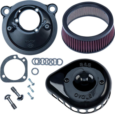S&S Cycle Tear Drop Air Cleaner - Black - 1991-2006 Harley-Davidson  Sportster XL – Lowbrow Customs
