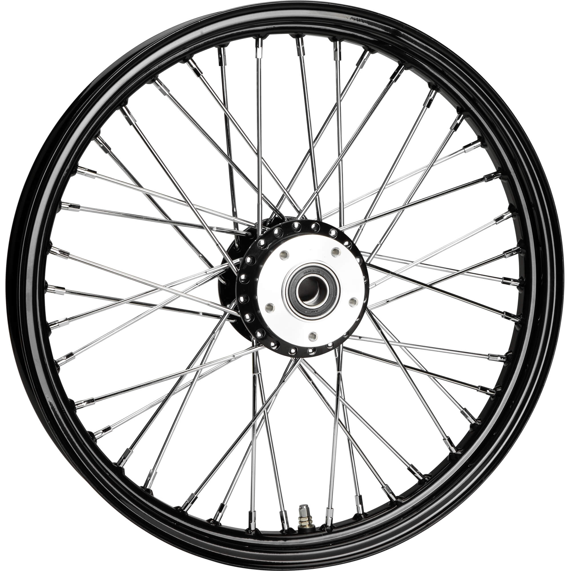 Harddrive American V Twin Products 19 X 215 40 Spoke Black Dual Disc Front Wheel Fits 1984 99