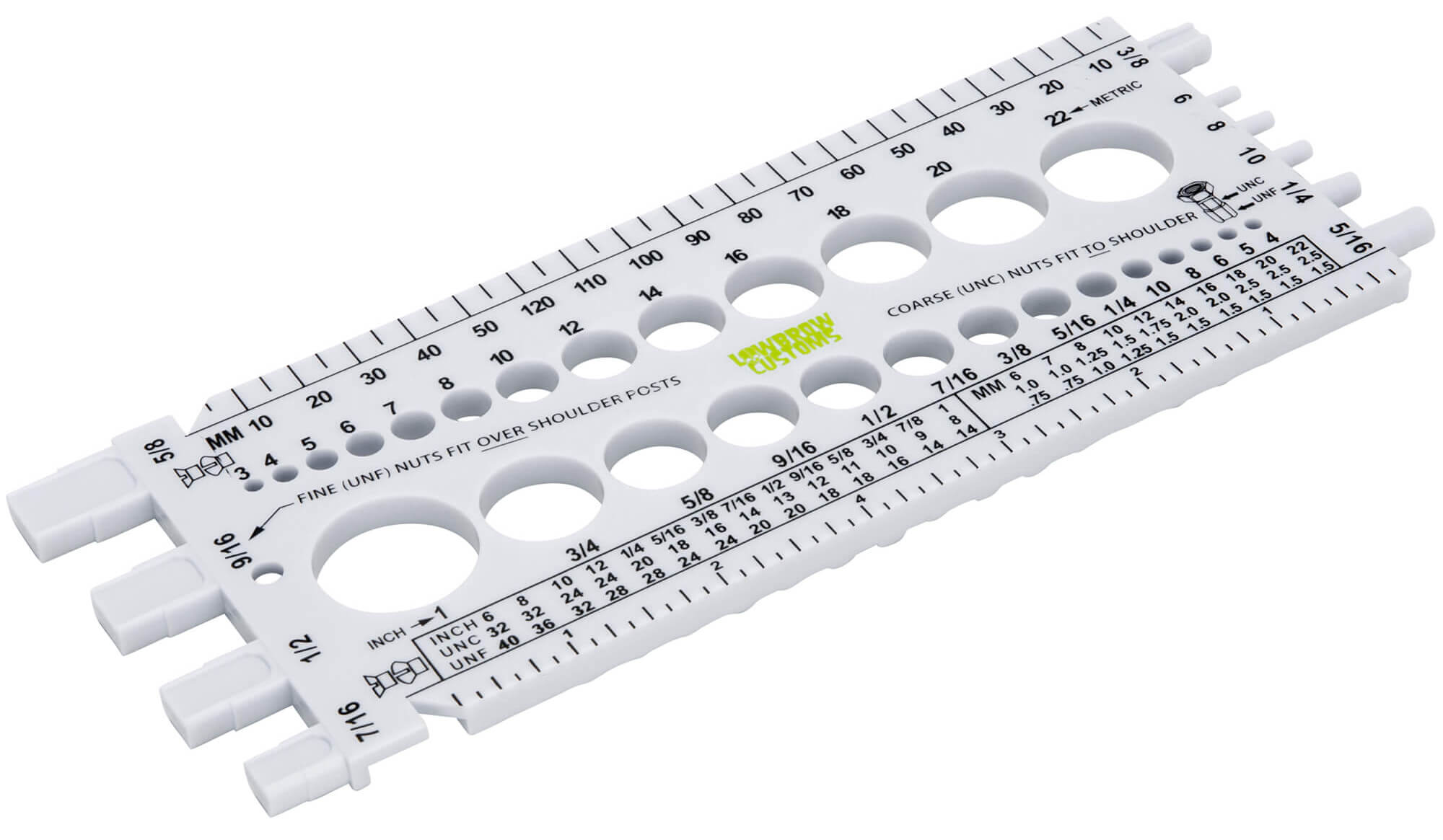 Lowbrow Customs Bolt & Thread Gauge