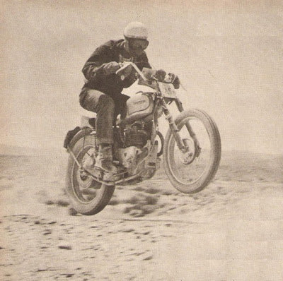 Here is a 1949 Tr5 in action. Lowbrow Customs, The History of Triumph Motorcycles