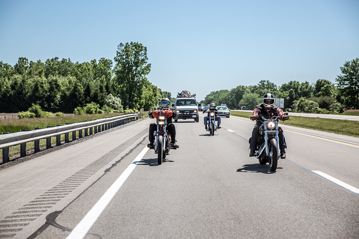 The beginning of I-80, long straight, lots of farm fields and trees. Lowbrow-Customs---Cross-Country-2016