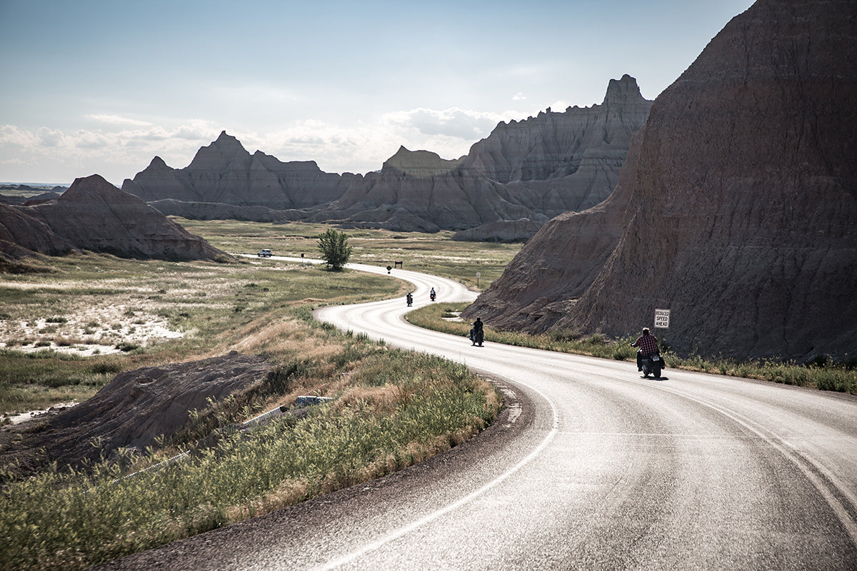 Unreal roads in The Badlands. Lowbrow-Customs---Cross-Country-2016