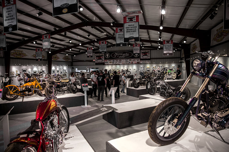 Michael Lichter's Motorcycles As Art Exhibit 2017 at The World Famous Buffalo Chip in Sturgis, SD. - Lowbrow Customs -  Old Iron Young Blood 