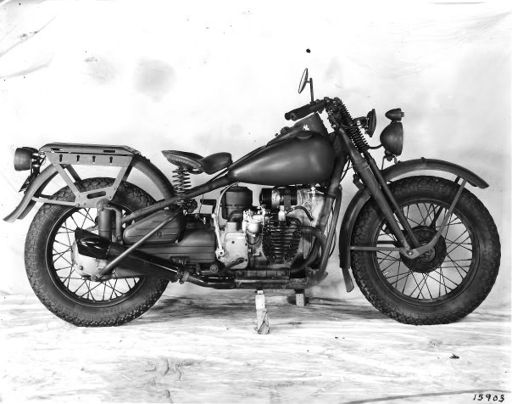 The XA was designed by Harley-Davidson, they modeled it after the advantages of the German BMW R71. With a 45 cubic inch \ opposed twin motor with a foot shift four speed trans so troops could keep both hands on the bars. The motor stayed cooler then a WLA along with having a larger gas tank for extended range.