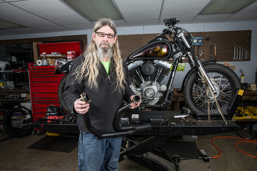 Pipes man! Pipes! - Lowbrow Customs - 2 into 1 by Kerker How to Install on Dyna