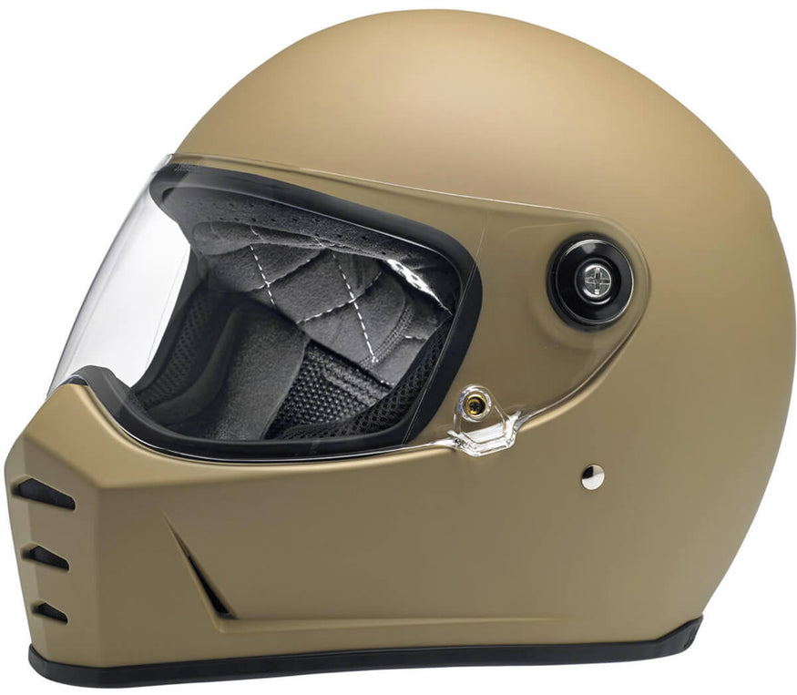 Biltwell Lane Splitter Flat Coyote Tan Helmet