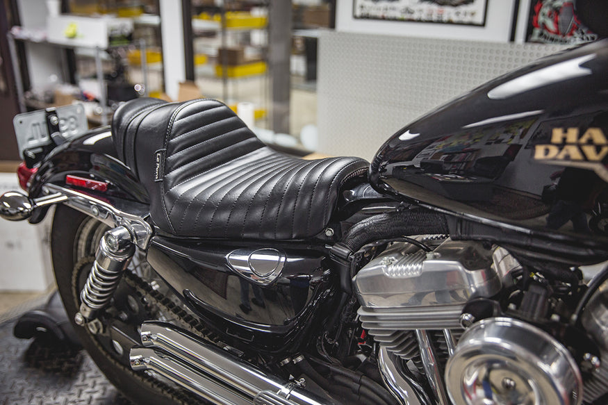 The After - Lowbrow Customs, How to install Le Pera Seat - Sportster