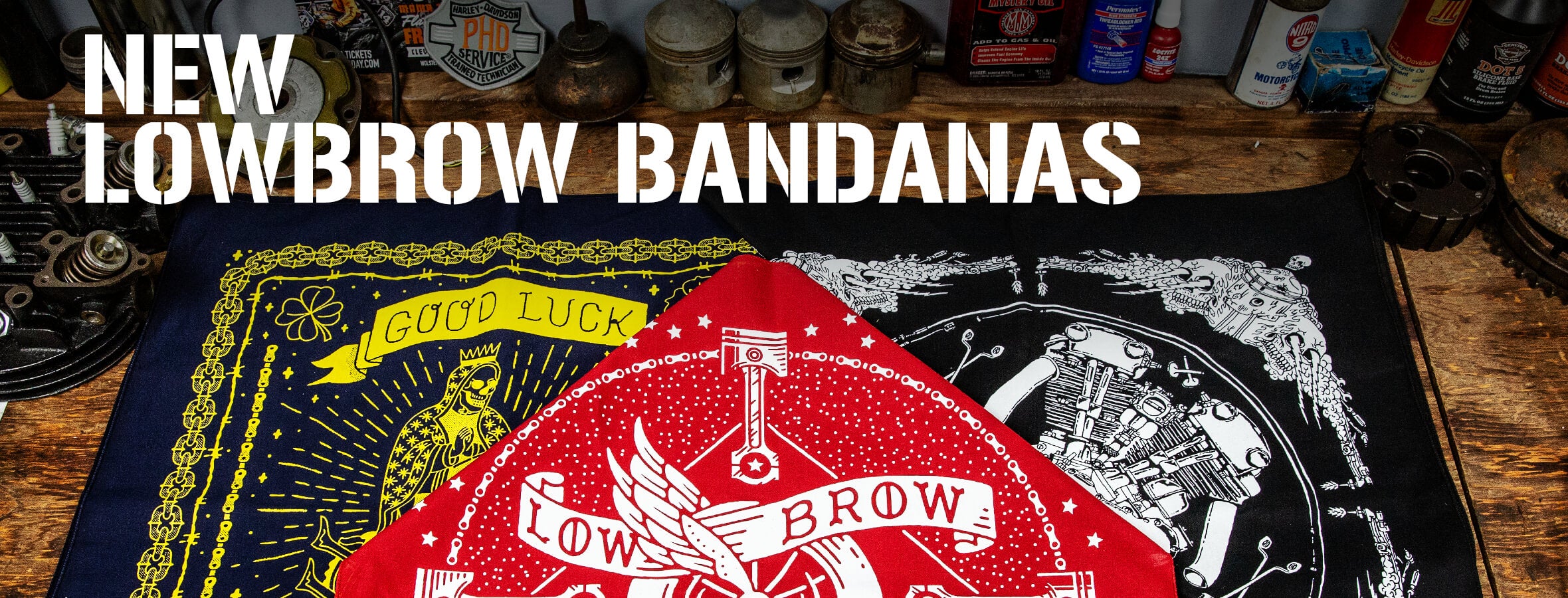 Lowbrow Customs Bandanas
