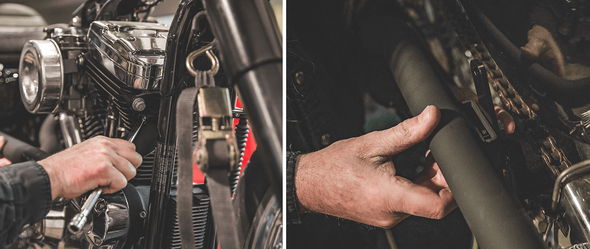 step 7-shotgun-pipes-How To Install: Lowbrow Customs Shotgun Pipes 86-03 Harley-Davidson Sportster