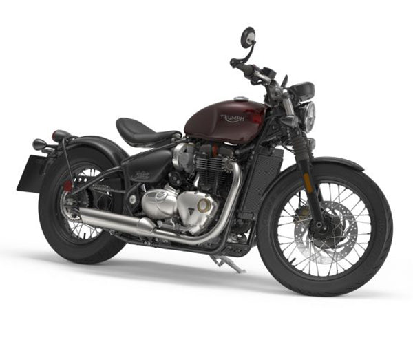 Triumph's latest release to the market the "Triumph Bobber". Taking roots from the T120 and custom stylings this 1200cc motor has the classic style with modern features. Lowbrow Customs, The History of Triumph Motorcycles
