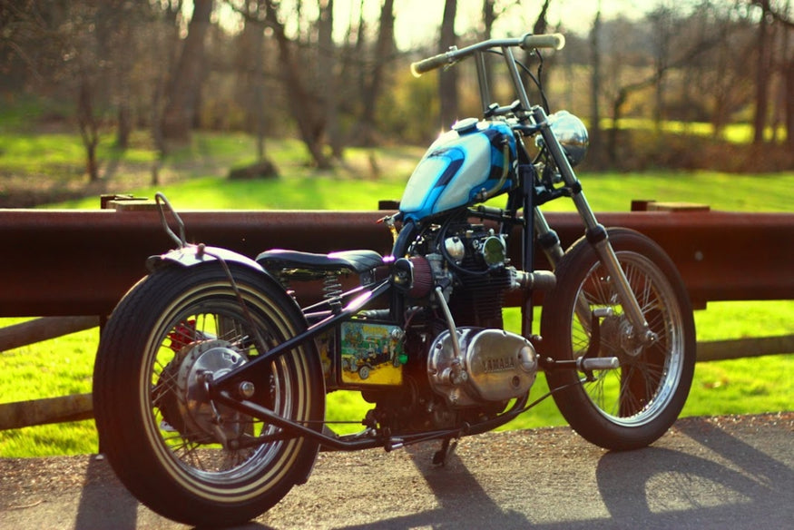 yamaha xs650 chopper-Lowbrow Spotlight: Adam and His Brother's XS650 & Triumph Choppers4