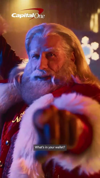 Mettalusso loves the new John Travolta and Capital One credit card advertising that puts you in the holiday mood.