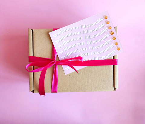 Double Criss Cross Ribbon on Gift boxes