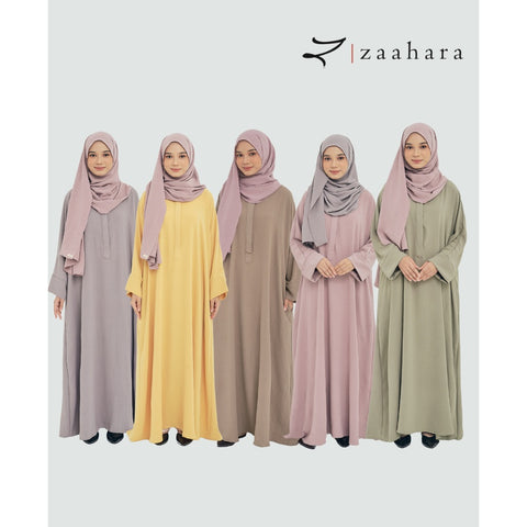 Image shows Zaahara's modest clothing selections