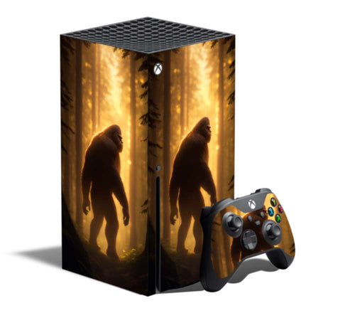 Xbox Console Wrap - Bigfoot in the Woods - Series X