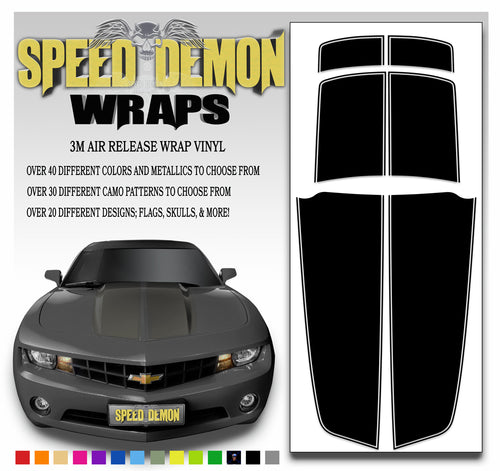 Black Camaro Stripes Kit 2010-2015
