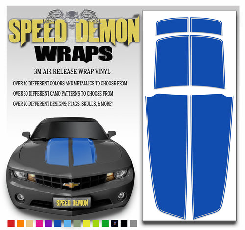 Blue Camaro Stripes Kit 2010-2015