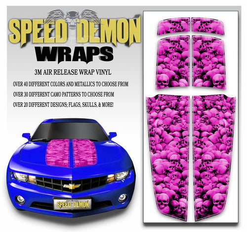 Camaro Stripes Kit Skulls Unhallowed Ground Pink 2010-2015