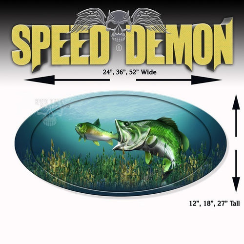 5th Wheel Trailer Graphics Large Mouth Bass