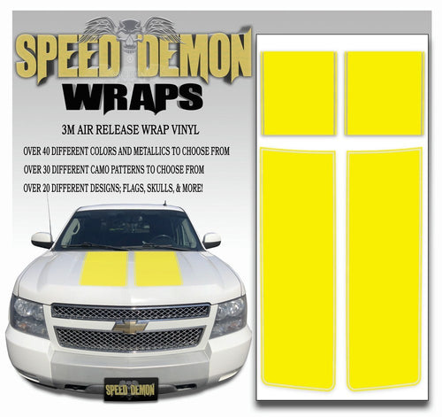 Chevrolet Avalanche Stripes - Yellow 2007-2013 - Expert