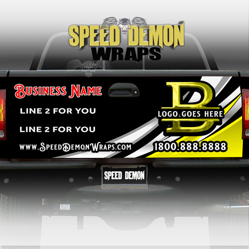 Design Your Own Vehicle Tailgate Wrap Online Sport Template Rt Logo