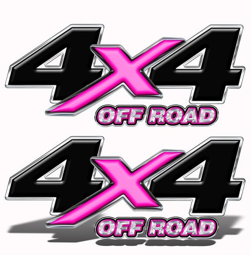 4X4 Decals Pink