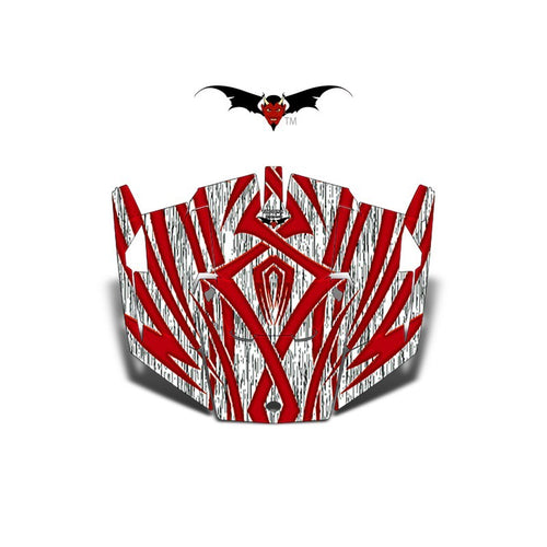 RZR 900 XC HOOD WRAP -  TRIBAL FURY RED