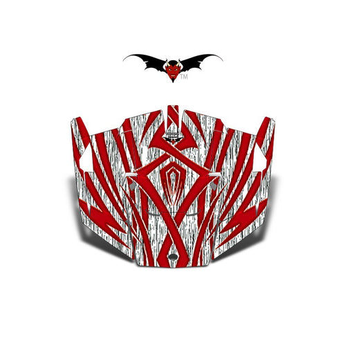 RZR XP 1000 ROOF GRAPHICS WRAP -  RED TRIBAL