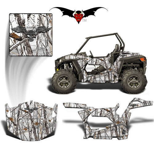 RZR 1000 XP GRAPHICS WRAP - SNOWY WOODS CAMOUFLAGE