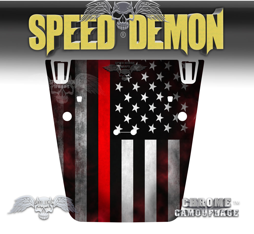 American Flag Jeep Hood