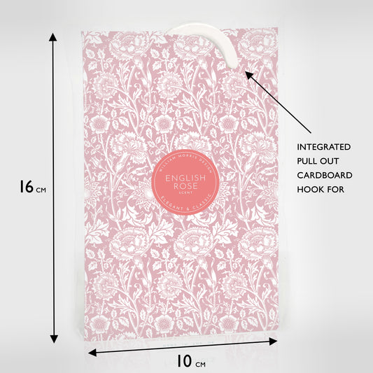 Pink and White Botanical Shelf and Drawer Liner Wrapping Paper