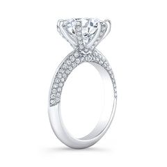 Round Cut Diamond Engagement Ring