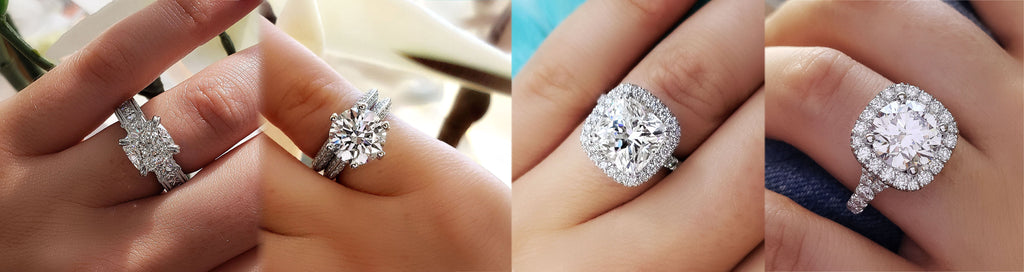 Cushion Cut Diamond Engagement Ring Versus Round Cut Diamond Engagement Rings