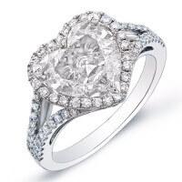 heart shape diamond ring