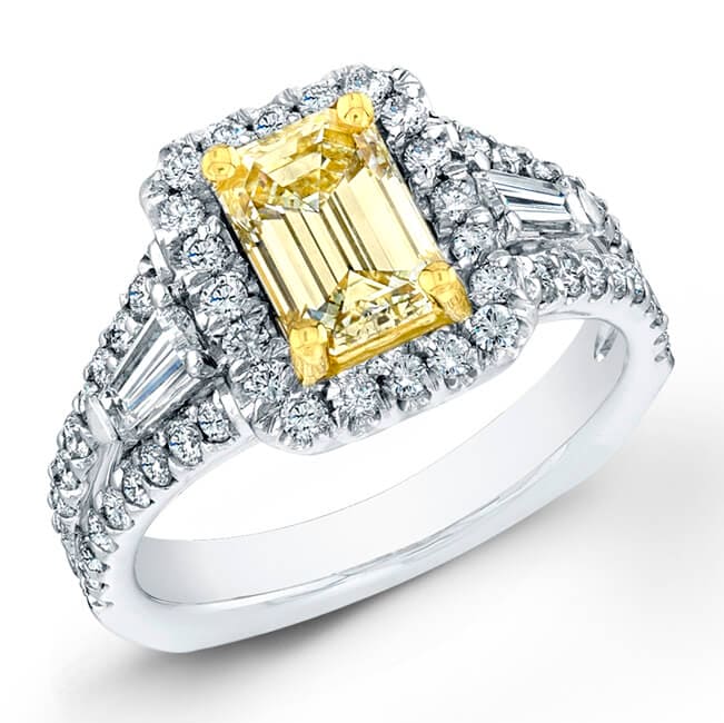 3.20 Ct. Canary Fancy Light Yellow 